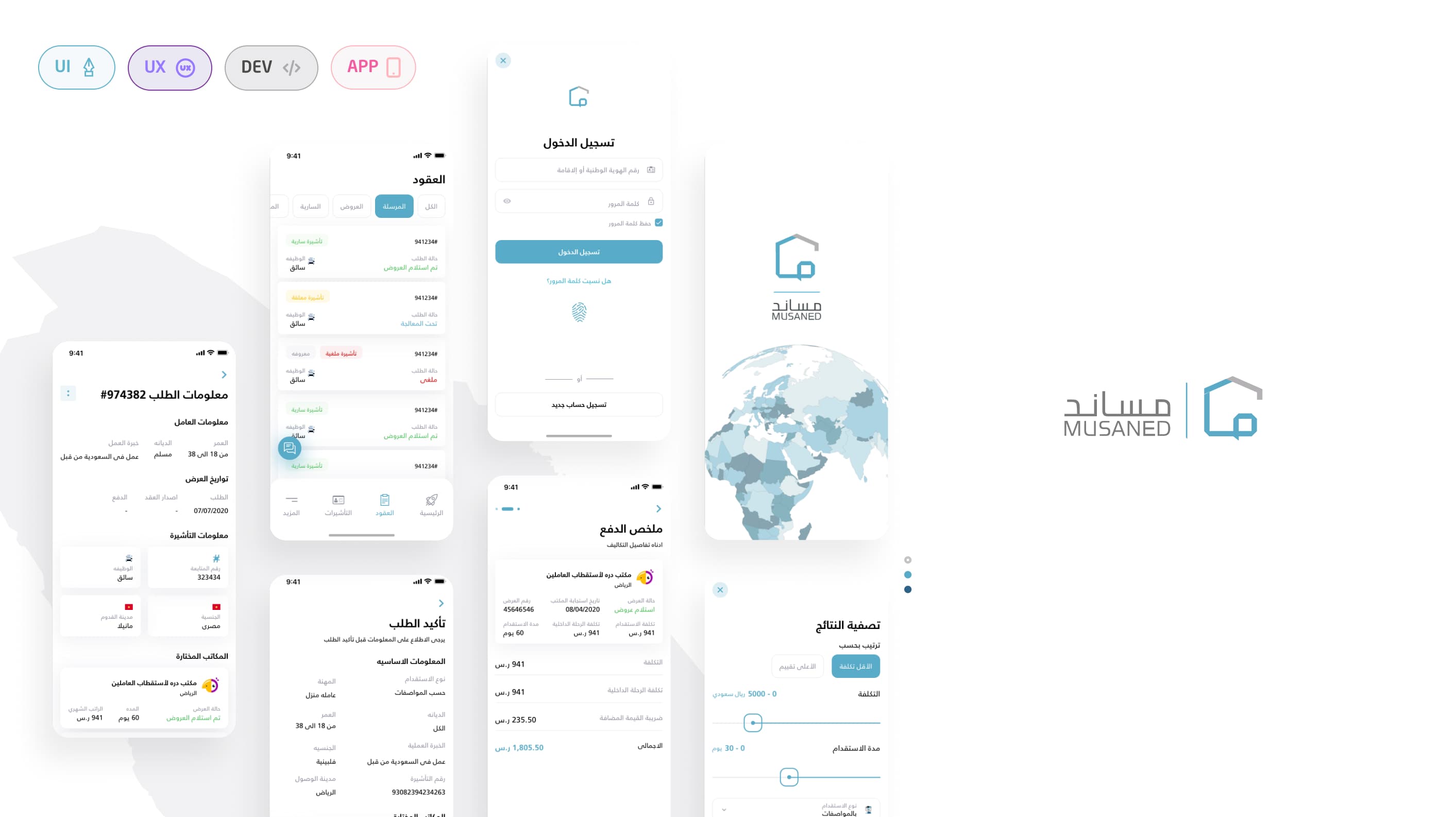 مساند - مشروع من أقواس